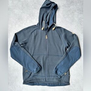 Men’s Fjallraven Ovik zip up fleece hoodie size Large